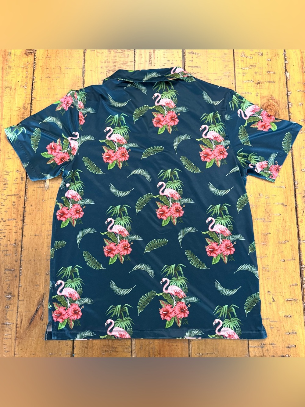 YATTA GOLF Men's Standout Performance Polo Shirts NŌ KA ʻOI Size L - Picture 2 of 4